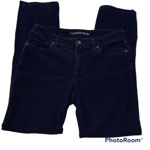 Lands End Corduroy Casual Jambes Droites straight Leg 8P